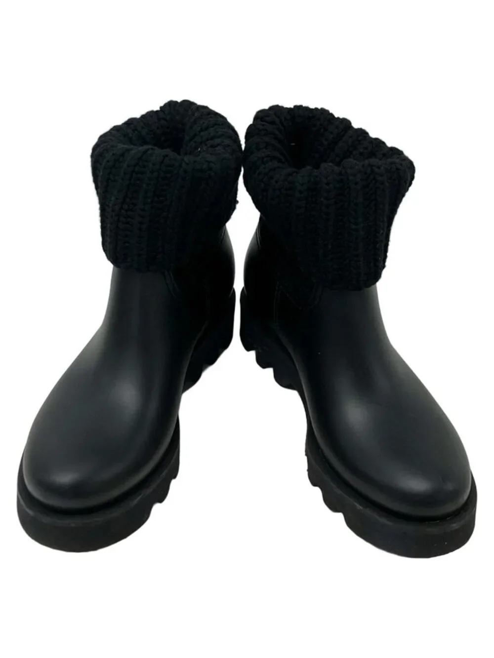 Moncler Rain Boots 38 Black